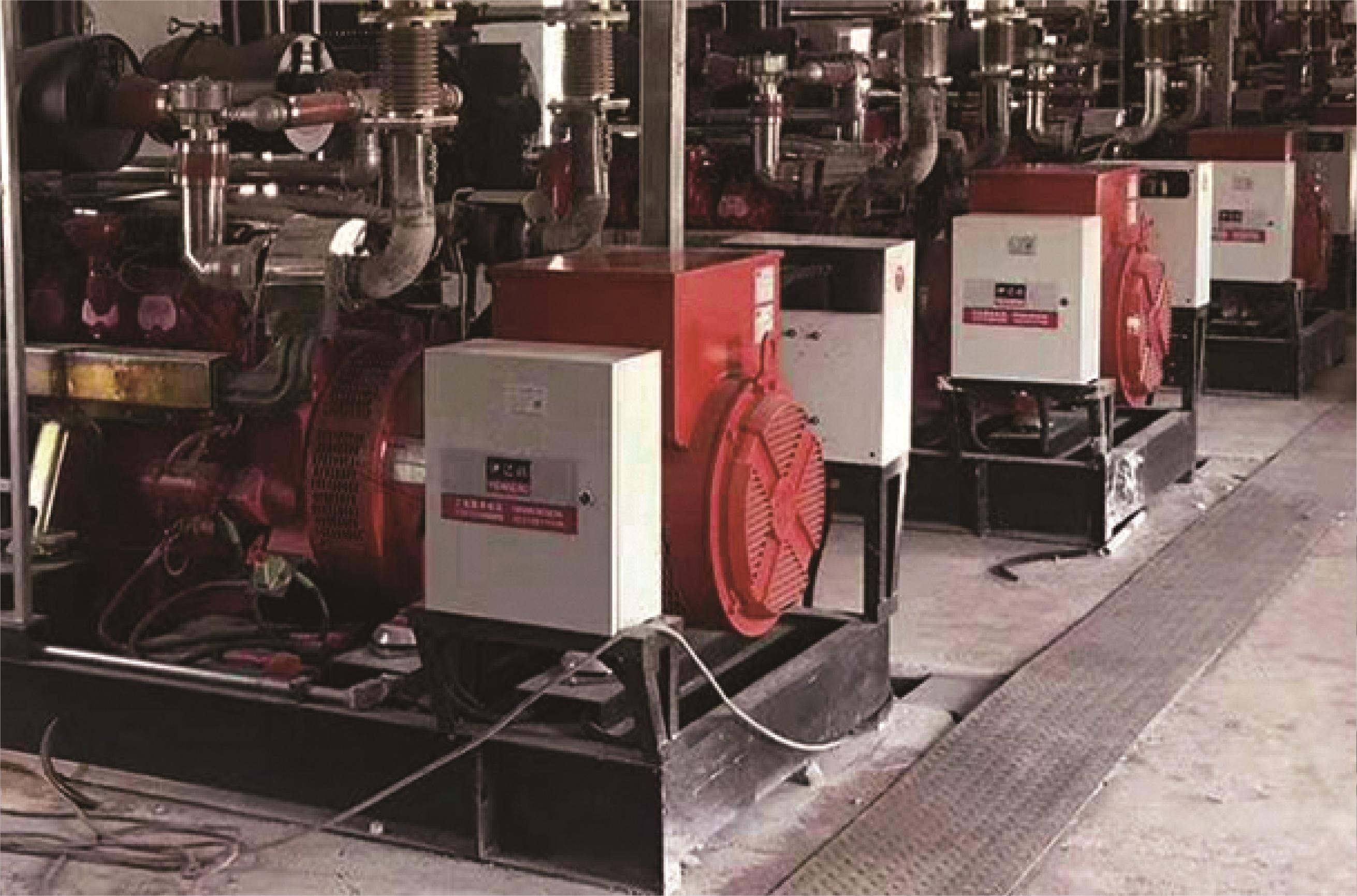 陕北中石化天然气发电站项目（斗山配PA视讯官方集团10台200KW）